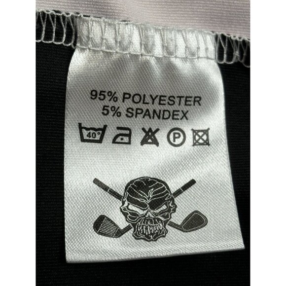 Tattoo Golf Blade Collection Polo Shirt Men's 2XL Red Skull Crossed Golf Clubs - Picture 3 of 8